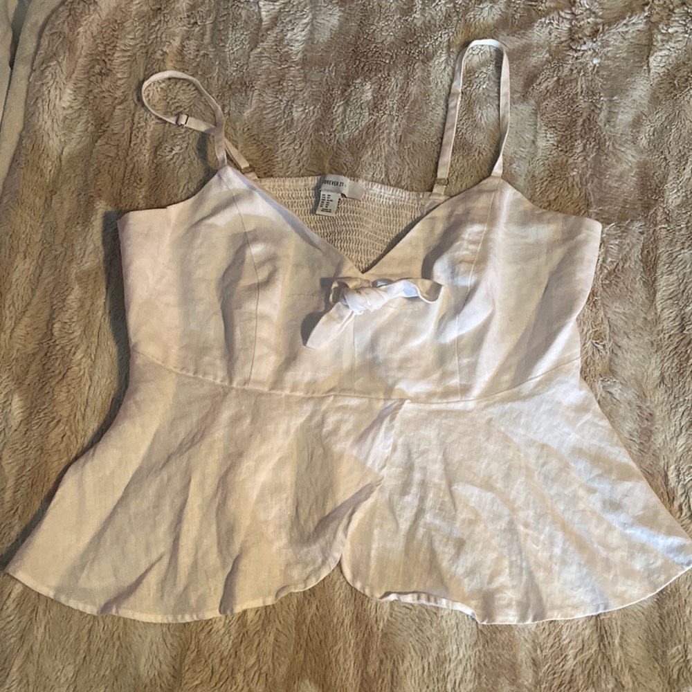 White cropped tank (PS)